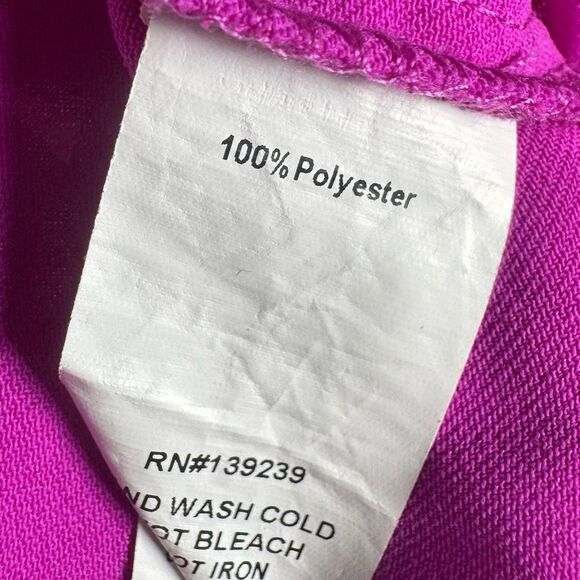 Do+Be bright orchid pink straight leg sash belted pants size large - Picture 8 of 9